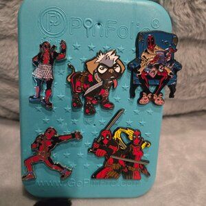 Disney/Loungefly Deadpool Pin lot of 5